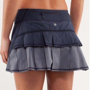 Lululemon Run Pace Setter Skirt Inkwell 6R